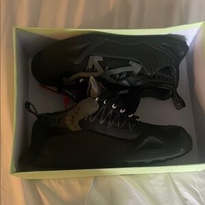 Off-White Black Sneakers Modern Minimalist Design